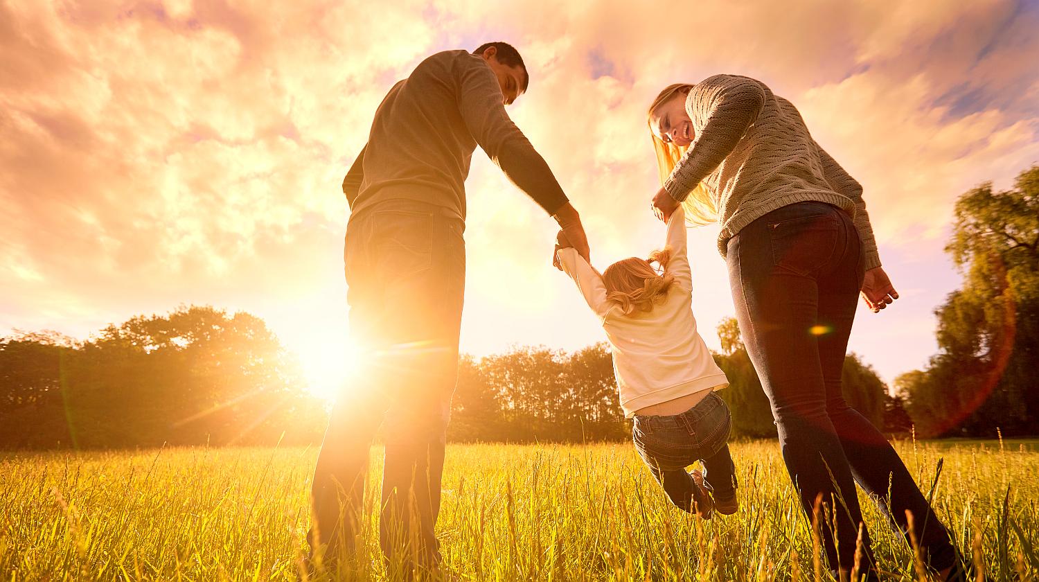 Feature | Happy family enjoying sunset | Boost Your Immune System By Drinking Water